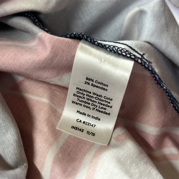 Sz 6 P Talbots Red White & Blue Button Down Dress - Picture 6 of 6